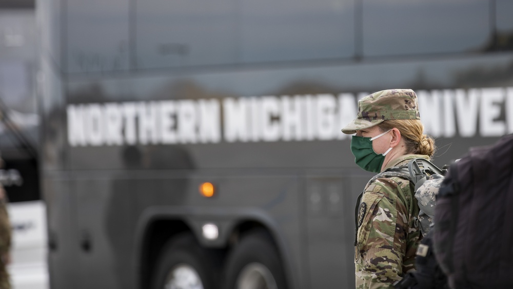 Michigan National Guard soldiers return from D.C.