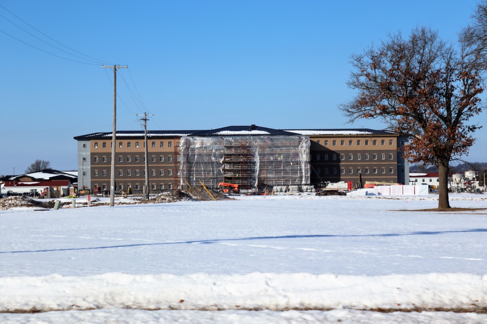 Construction of new, modern barracks building continues at Fort McCoy