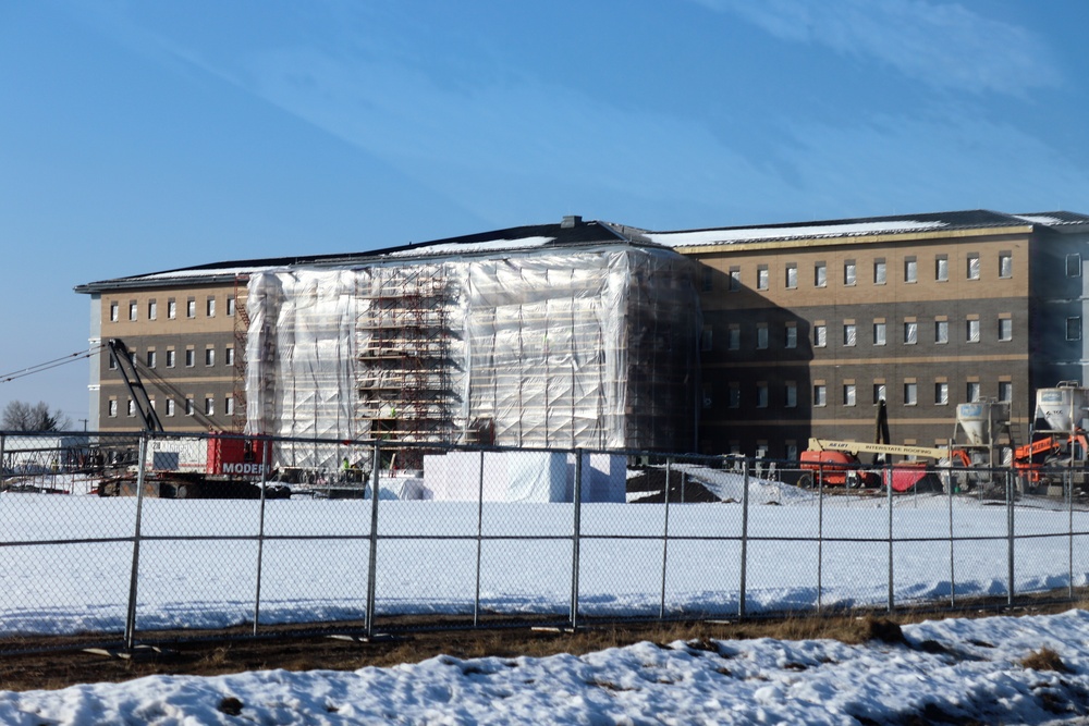 Construction of new, modern barracks building continues at Fort McCoy