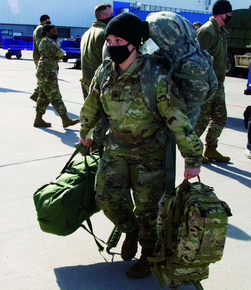 Michigan National Guard soldiers return from D.C.