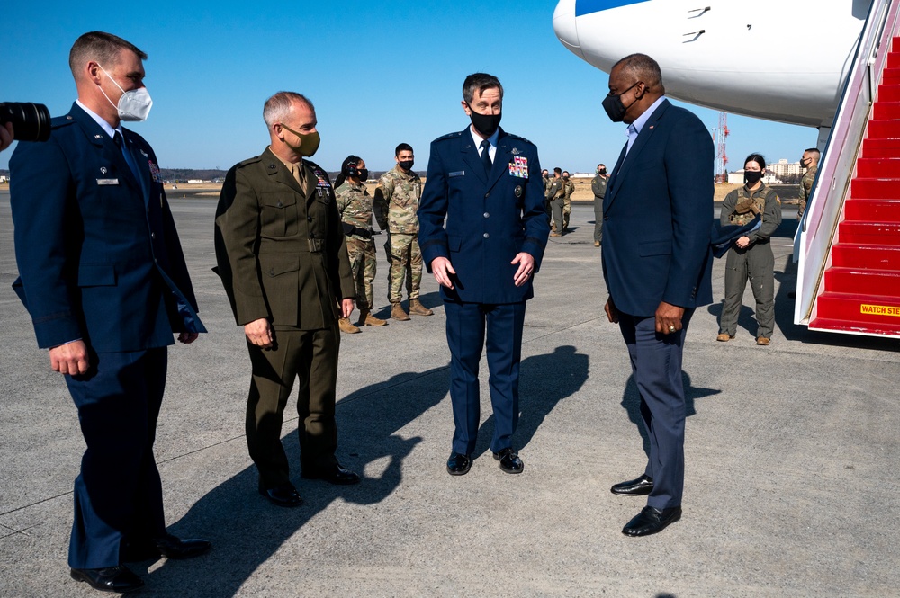 Secretary Austin Arrives in Japan