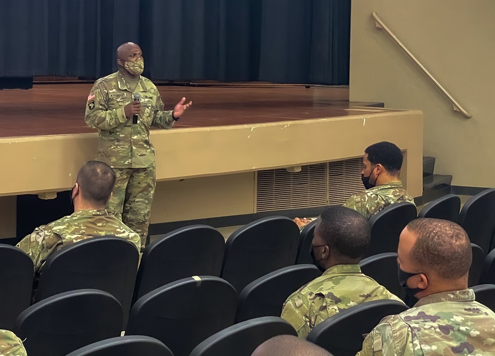 Army Adjutant General CSM Visits Fort Knox
