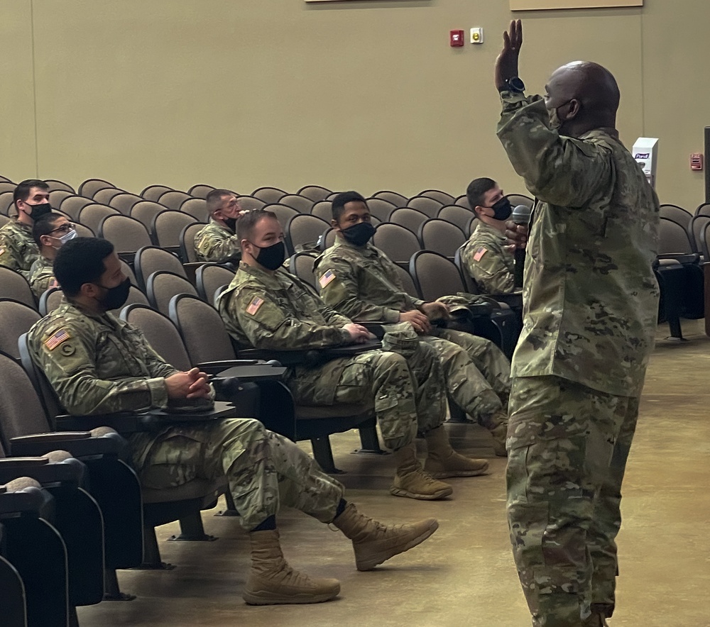 Army Adjutant General CSM Visits Fort Knox