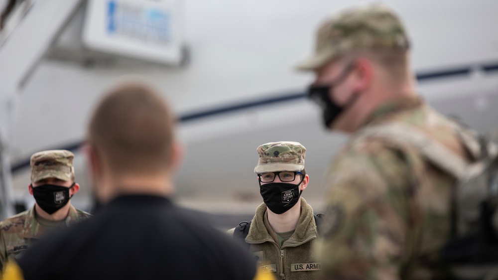 Michigan National Guard Soldiers Return from D.C.