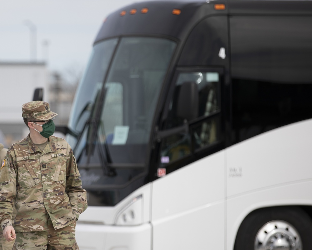 Michigan National Guard Soldiers Return from D.C.