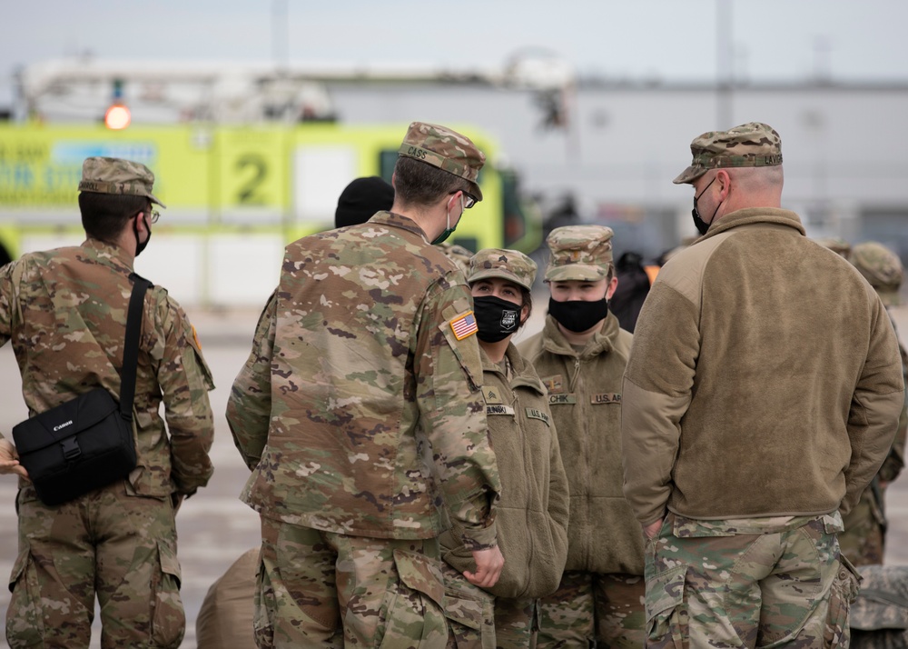 Michigan National Guard Soldiers Return from D.C.