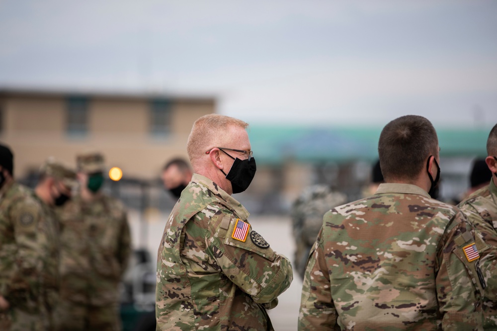 Michigan National Guard Soldiers Return from D.C.