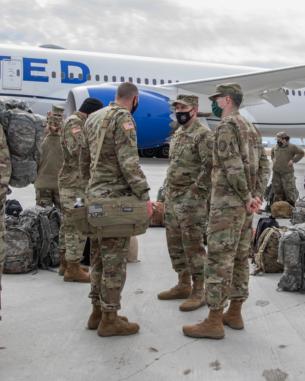 Michigan National Guard Soldiers Return from D.C.