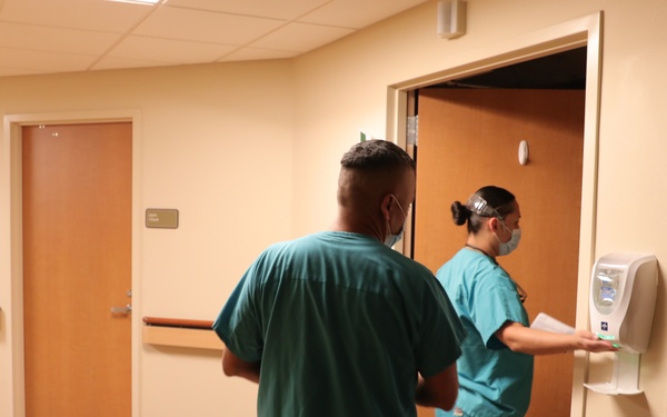 Airmen Conduct a Morning Shift Change at KRMC