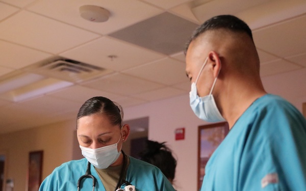 Airmen Conduct a Morning Shift Change at KRMC