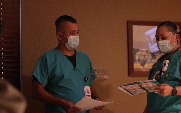 Airmen Conduct a Morning Shift Change at KRMC