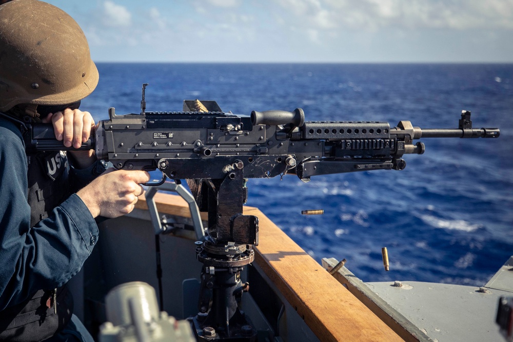USS John S. McCain Conducts Live-Fire Gunnery Exercise
