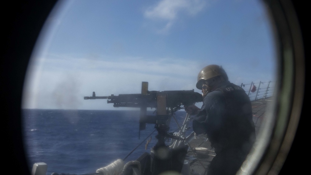 Live-Fire aboard Rafael Peralta