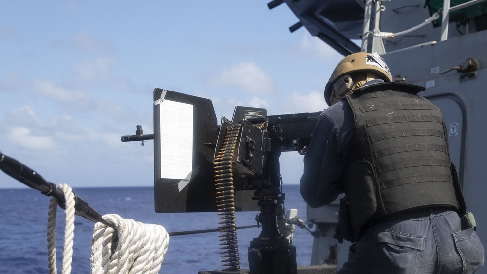 Live-Fire aboard Rafael Peralta