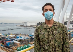 Fort Worth native serving on USS Ronald Reagan receives COVID-19 vaccine