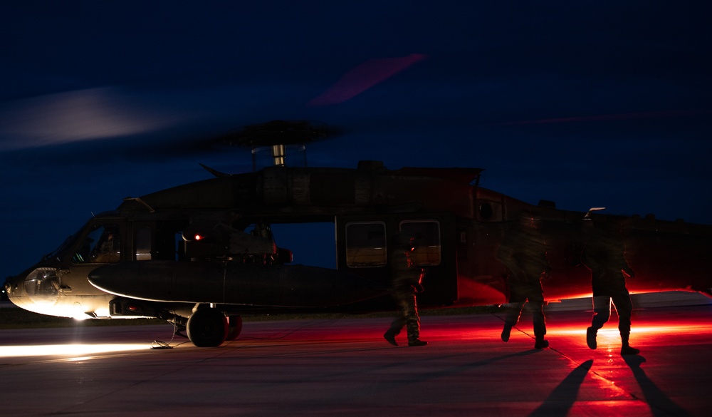 Phantoms conduct night training