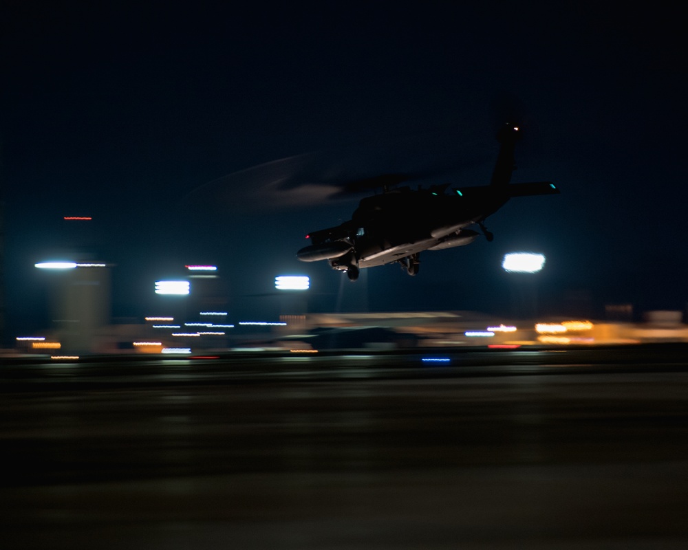 Phantoms conduct night training