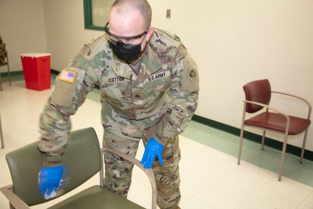 Massachusetts National Guard administers vaccines in East Boston