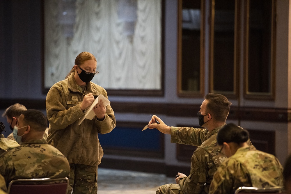 Deployed Active-duty Airmen train for North Carolina CVC ops