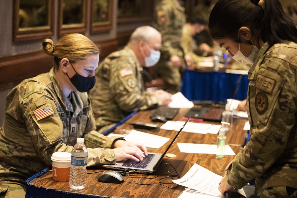 Deployed Active-duty Airmen train for North Carolina CVC ops