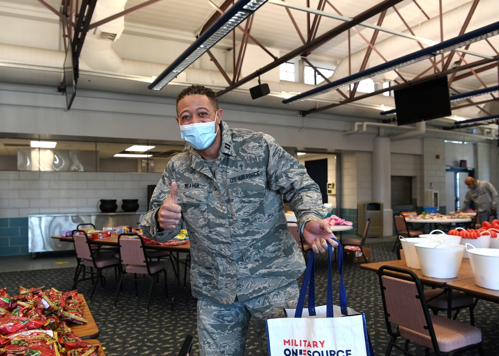 104th Fighter Wing Airman and Family Readiness Center hosts Candy Morale Event