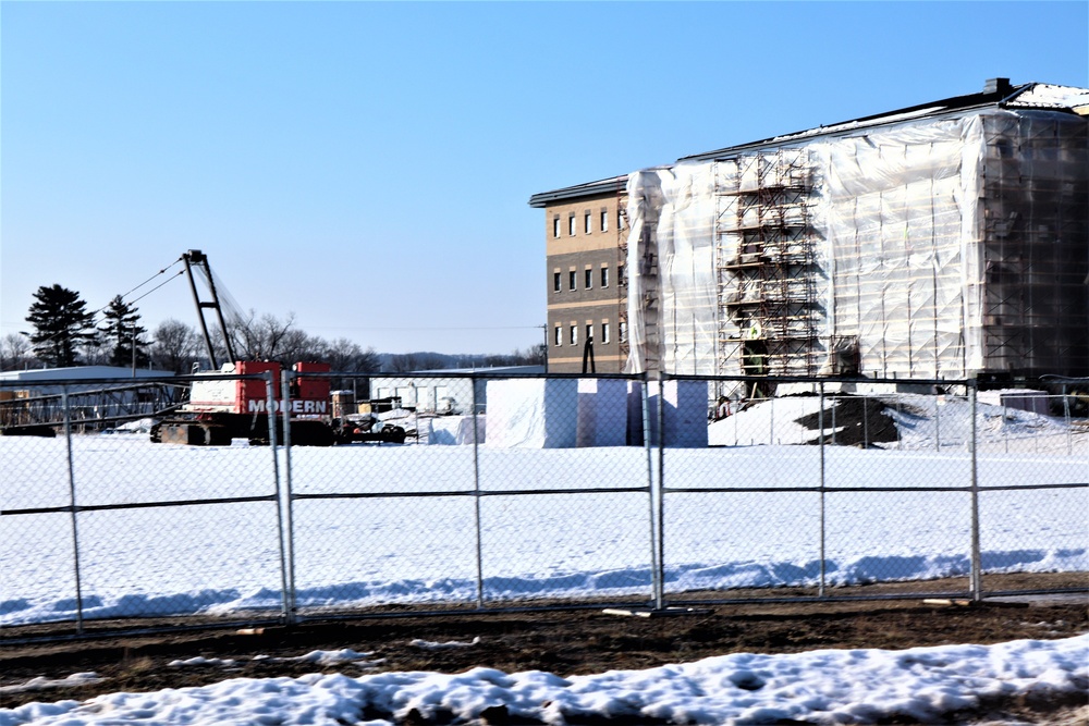 Construction of new, modern barracks building continues at Fort McCoy