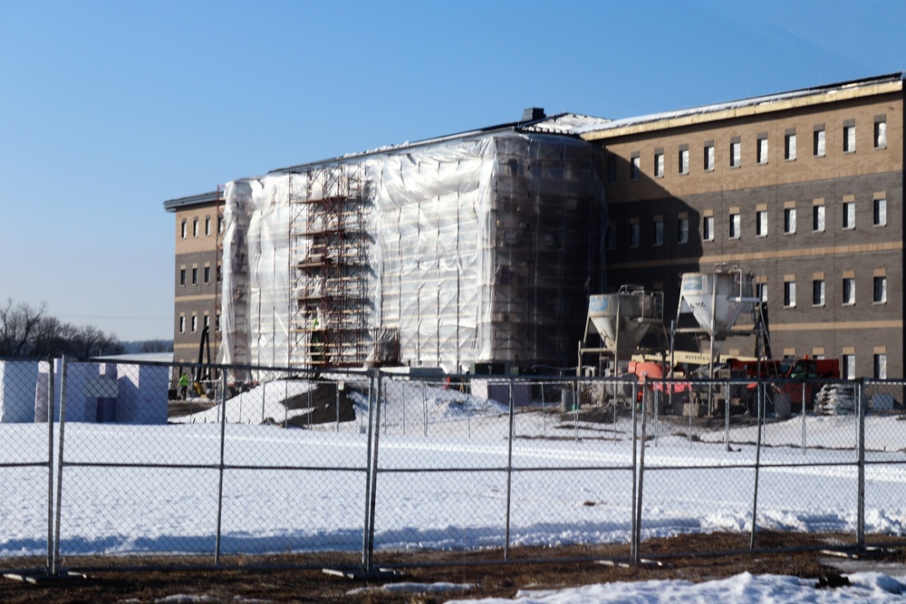 Construction of new, modern barracks building continues at Fort McCoy