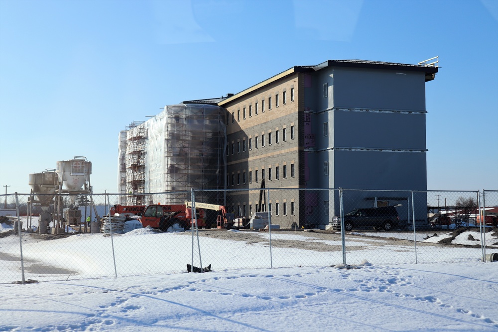 Construction of new, modern barracks building continues at Fort McCoy