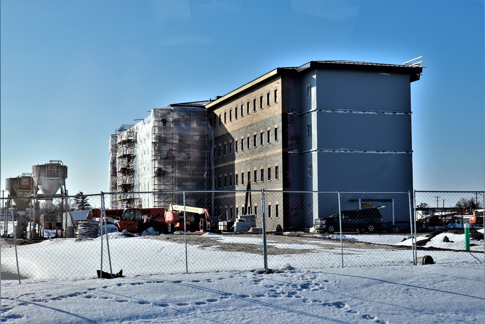 Construction of new, modern barracks building continues at Fort McCoy