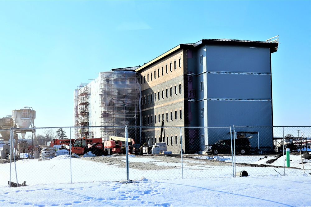 Construction of new, modern barracks building continues at Fort McCoy