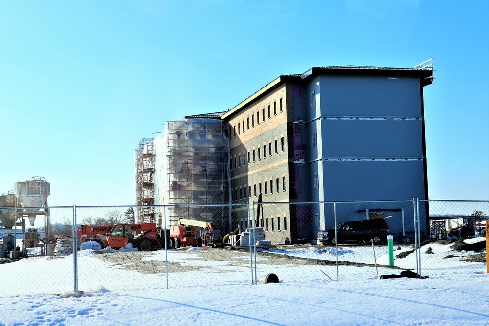 Construction of new, modern barracks building continues at Fort McCoy