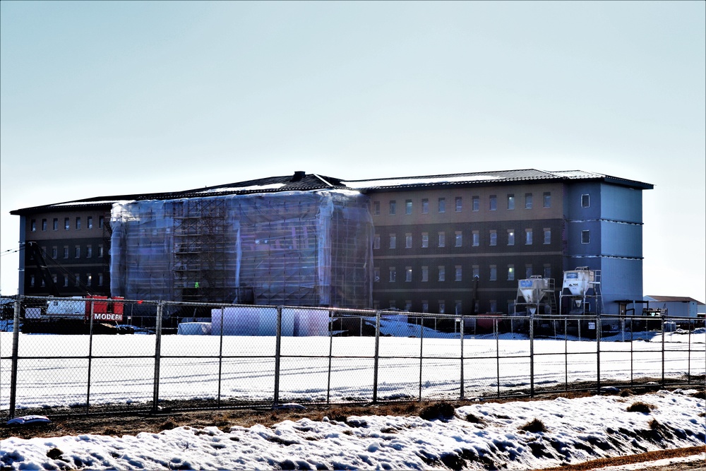 Construction of new, modern barracks building continues at Fort McCoy