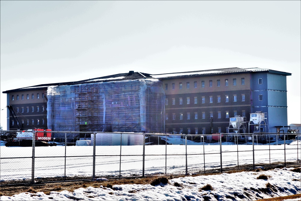 Construction of new, modern barracks building continues at Fort McCoy