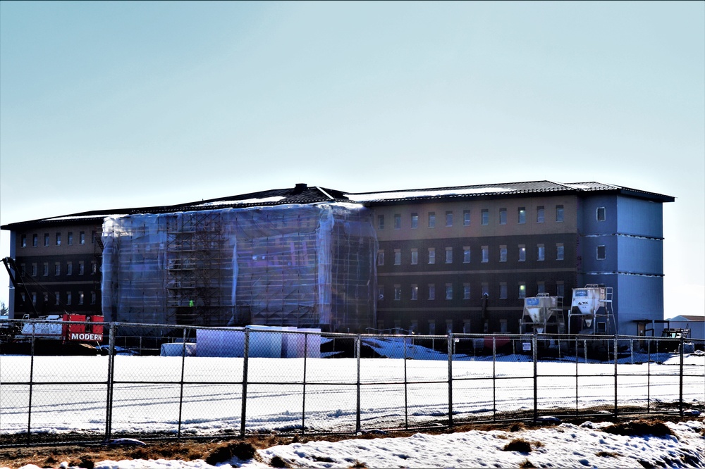 Construction of new, modern barracks building continues at Fort McCoy