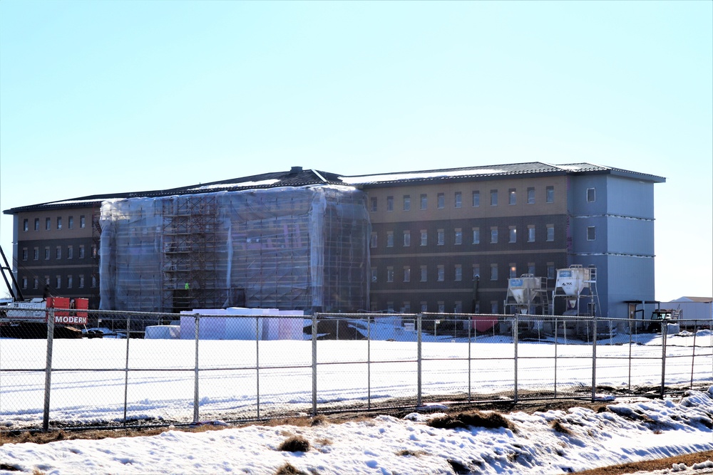 Construction of new, modern barracks building continues at Fort McCoy