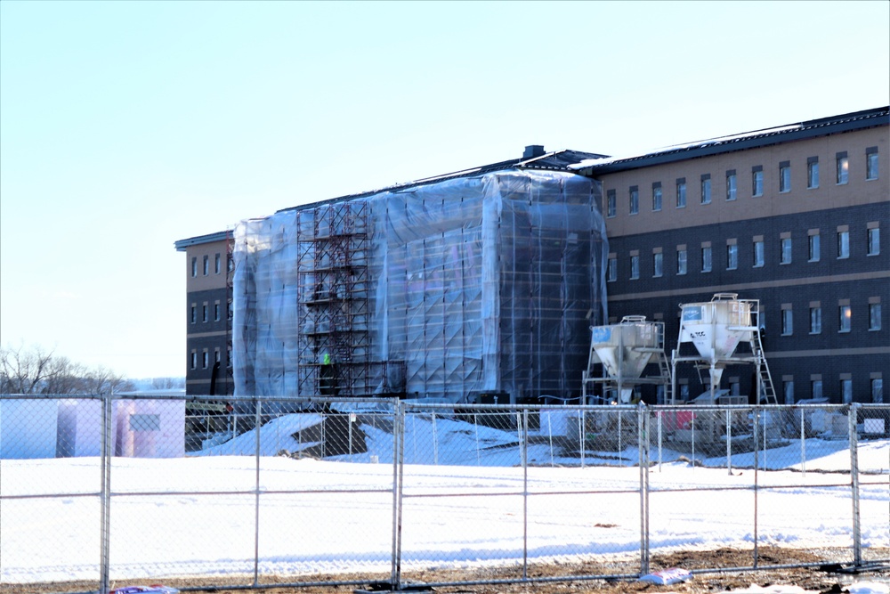 Construction of new, modern barracks building continues at Fort McCoy