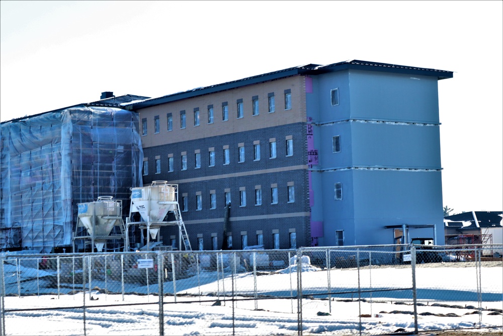 Construction of new, modern barracks building continues at Fort McCoy