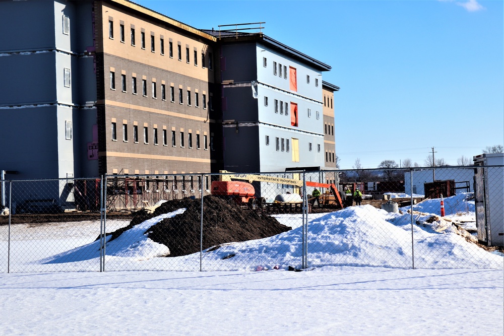 Construction of new, modern barracks building continues at Fort McCoy