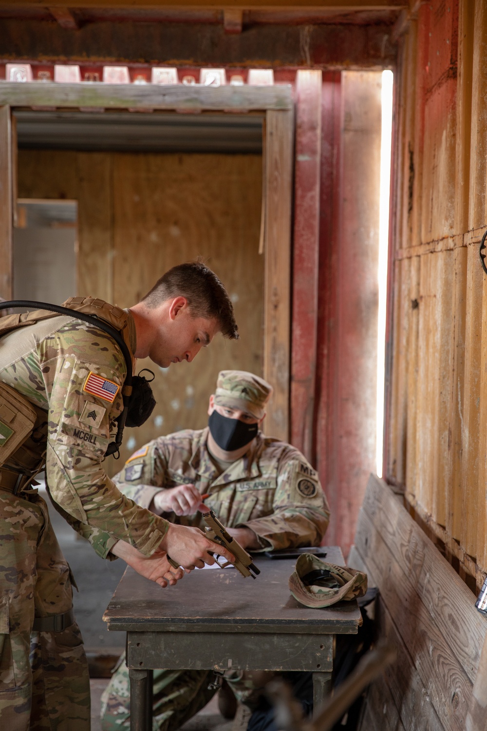 Sgt. James McGill in 2021 Maryland Best Warrior Competition