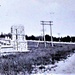 1940s view of stone gates at Camp McCoy