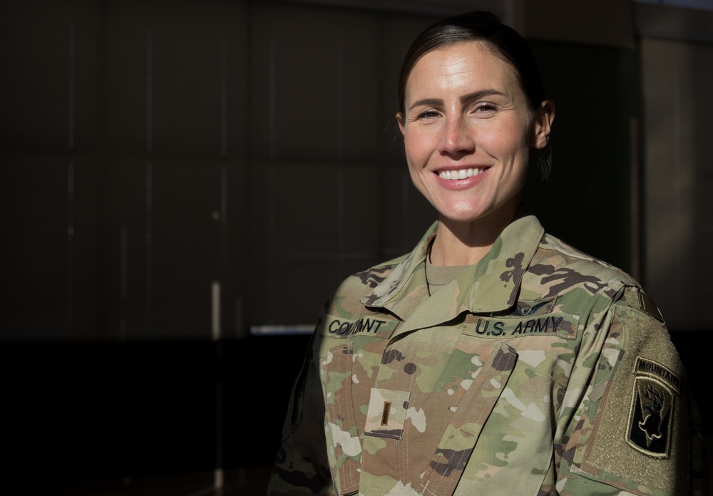 Connecticut's first female infantry officer