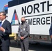 NC Governor Meets NC Guard Soldiers Deployed To Greensboro COVID-19 Vaccination Center
