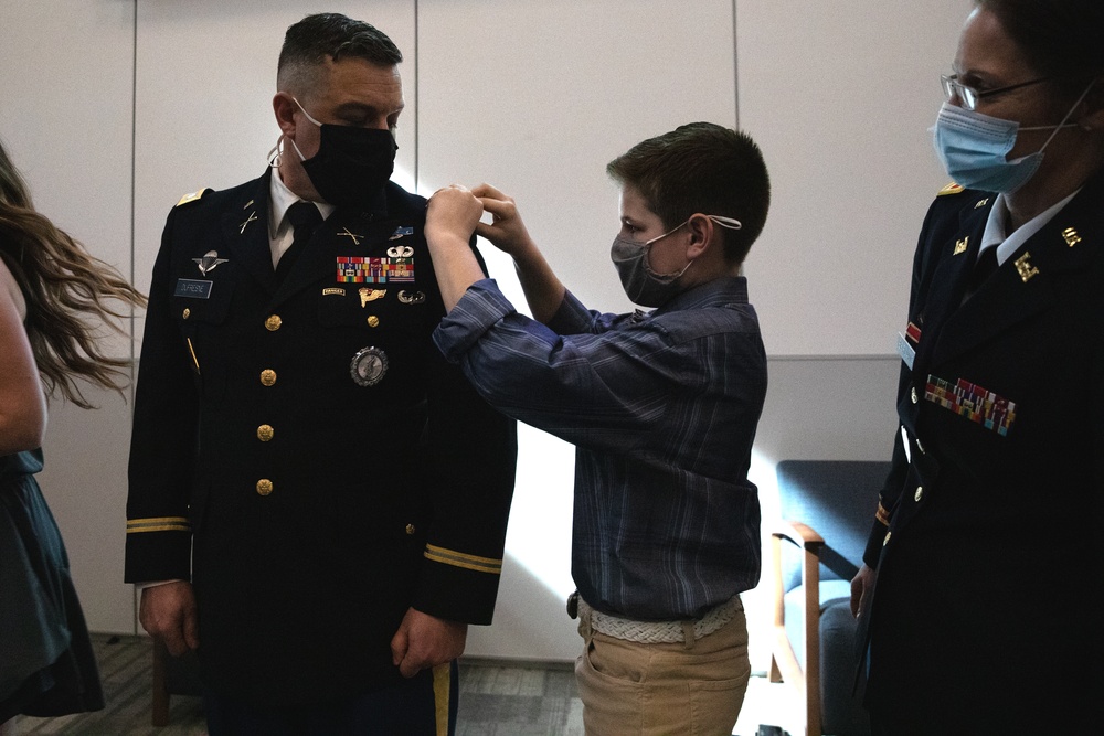 Major Alan Dufresne promoted to lieutenant colonel