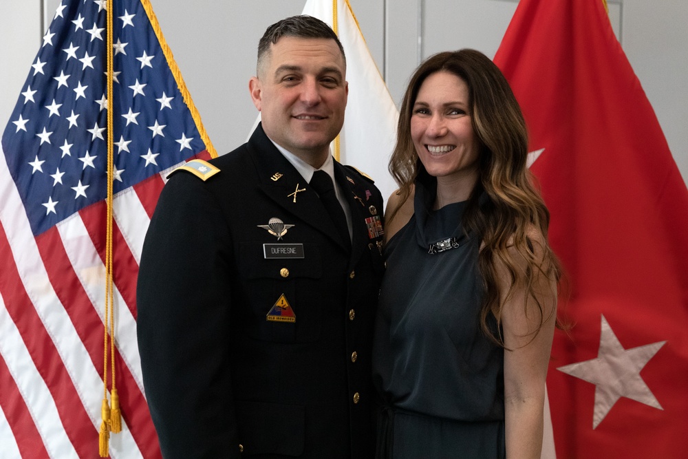 Major Alan Dufresne promoted to lieutenant colonel