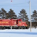 Army locomotive at Fort McCoy