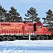 Army locomotive at Fort McCoy