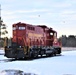 Army locomotive at Fort McCoy