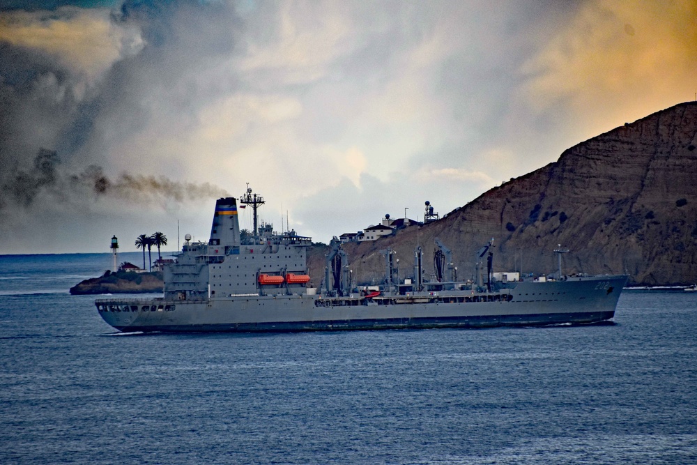 USNS Yukon Returns to San Diego Following Support of USS Nimitz Carrier Strike Group Deployment