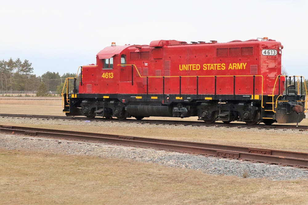 Army locomotive at Fort McCoy