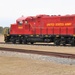 Army locomotive at Fort McCoy